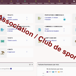 logiciel Association / Club de sport