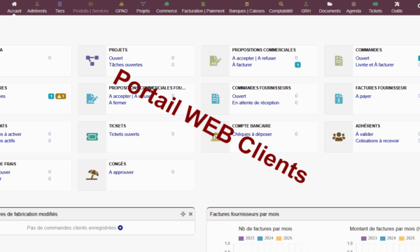 Portail WEB Clients